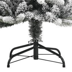 Albero di Natale Artificiale con Neve Floccata 210 cm PVC e PE