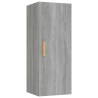 Armadietto a Muro Grigio Sonoma 34,5x34x90 cm Legno ingegnerizzato