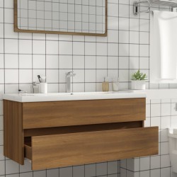 Mobile Lavabo Rovere Marrone 100x38,5x45cm in Legno ingegnerizzato