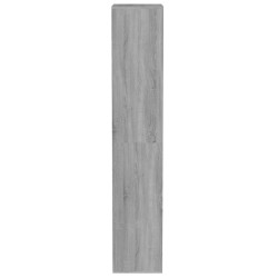 Scarpiera Grigio Sonoma 54x34x183 cm in Legno ingegnerizzato