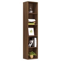 Libreria Rovere Marrone 40x30x189 cm in Legno ingegnerizzato