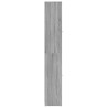 Armadietto Bagno Grigio Sonoma 30x30x183,5 cm Legno ingegnerizzato