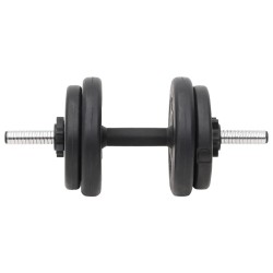 Set Bilanciere Curl e Manubri con Dischi 60 kg