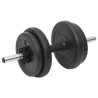 Set Bilanciere Curl e Manubri con Dischi 60 kg