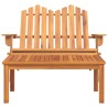 Set da Salotto Giardino Adirondack 2pz Legno Massello di Acacia