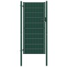 Cancello per Recinzione in PVC e Acciaio 100x164 cm Verde