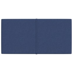 Pannelli Murali 12 pz Blu 60x30 cm in Tessuto 2,16 m²