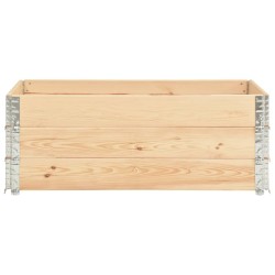 Collari per Pallet 3 pz 50x150 cm in Legno Massello di Pino