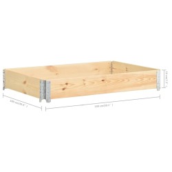 Collare per Pallet 100x150 cm in Legno Massello di Pino