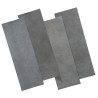 WallArt Piastrelle in Pelle Lyttelton Grigio Bluastro 16 pz