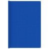 Tappeto da Tenda 250x250 cm Blu in HDPE