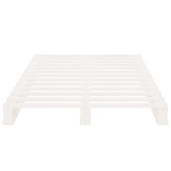 Letto a Pallet Bianco 75x190 cm Massello Pino 2FT6 Small Single