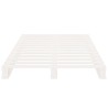 Letto a Pallet Bianco 75x190 cm Massello Pino 2FT6 Small Single