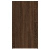 Armadietto Bagno Rovere Marrone 60x33x61cm Legno Ingegnerizzato