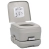 WC Portatile per Campeggio Grigio 10+10 L