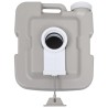 WC Portatile per Campeggio Grigio 10+10 L