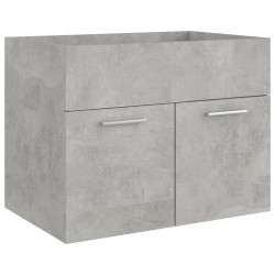 vidaXL Mobile Sottolavabo Grigio Cemento 60x38,5x46 cm in Truciolato