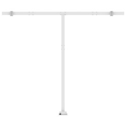    Tenda da Sole Automatica LED Sensore Vento 350x250cm Blu Bianca