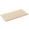 Pannelli Murali 12 pz Crema 30x15 cm Tessuto 0,54 m²