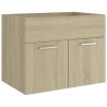 Mobile Sottolavabo Rovere Sonoma 60x38,5x46 cm in Truciolato