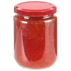    Vasi per Marmellata in Vetro Coperchio Rosso 96 pz 230 ml