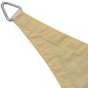    Parasole a Vela Oxford Triangolare 5x5x5 m Beige