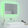    Specchio da Bagno con LED Bianco 60x8,5x37 cm in Acrilico