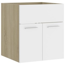    Mobile Sottolavabo Bianco Rovere Sonoma 41x38,5x46cm Truciolato