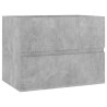    Mobile Sottolavabo Grigio Cemento 60x38,5x45 cm in Truciolato