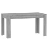 Tavolo da Pranzo Grigio Sonoma 140x74,5x76 cm Legno ingegnerizzato