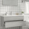    Mobile Lavabo Grigio Sonoma 100x38,5x45 cm in Legno Ingegnerizzato