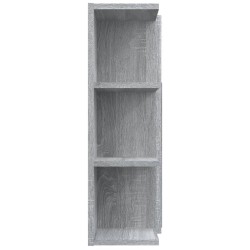    Mobile da Bagno Grigio Sonoma 80x20,5x64cm in Legno Ingegnerizzato