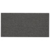 Pannelli Murali 12 pz Grigio Scuro 60x30 cm in Tessuto 2,16 m²