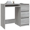 Scrivania Grigio Sonoma 90x45x76 cm in Legno ingegnerizzato