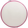 Tappetino Ginnastica Gonfiabile con Pompa 100x100x20cm PVC Rosa