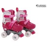 Street Rider Pattini a Rotelle Regolabili 31-34 Rosa