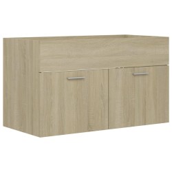    Mobile Sottolavabo Rovere Sonoma 80x38,5x46 cm in Truciolato