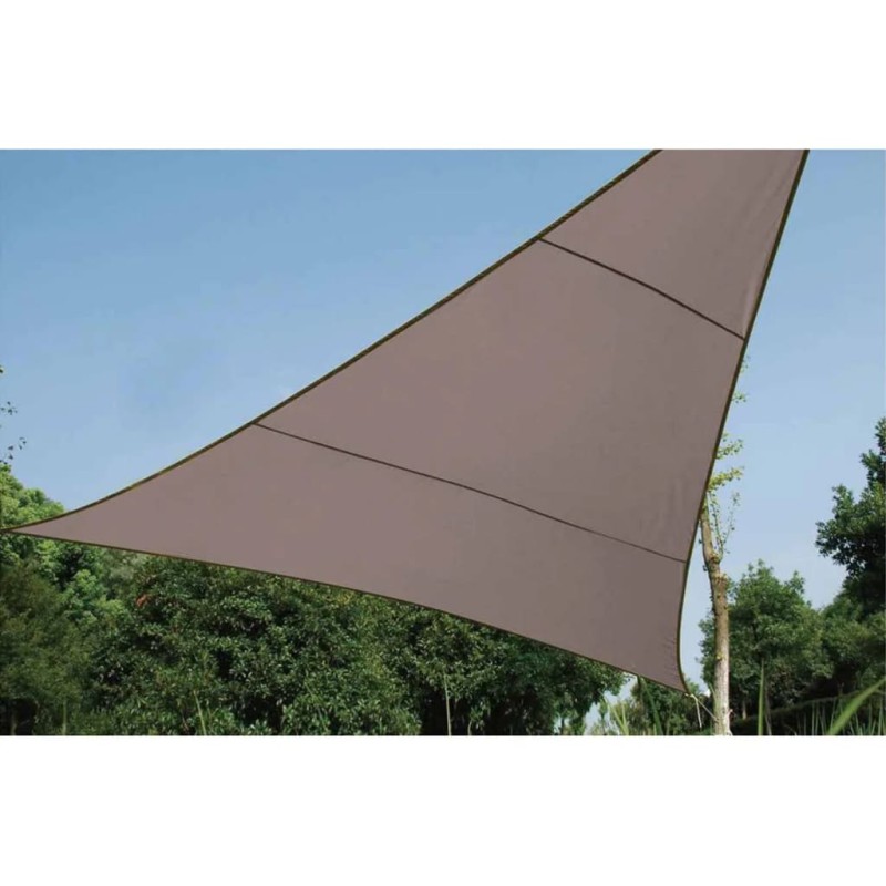 Perel Vela Parasole Triangolare 3,6 m Grigio Talpa GSS3360TA