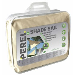 Perel Vela Parasole Triangolare 3,6 m Crema GSS3360