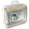 Perel Vela Parasole Triangolare 3,6 m Crema GSS3360