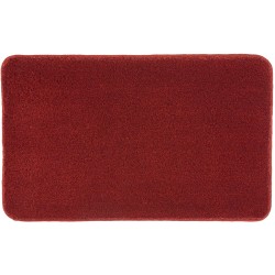 Kleine Wolke Tappeto per Bagno Relax 60x100 cm Rosso Rubino