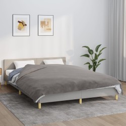 Coperta Ponderata con Copertura Grigio 200x220 cm 13 kg Tessuto