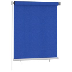 Tenda a Rullo per Esterni 120x140 cm Blu HDPE