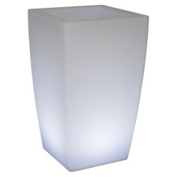 Eurotrail Lampada LED Ricaricabile/Vaso di Fiori Rotondo 50 cm