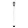 Smartwares Lampione da Giardino 60 W Nero 175 cm CLAS5000.035