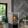 WallArt Pannelli Effetto Legno Rovere Stagionato Grigio Cenere