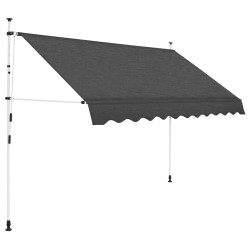 Tenda da Sole Retrattile Manuale 250 cm Antracite