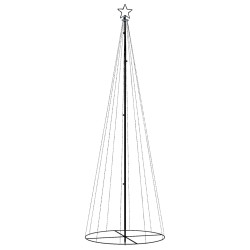 Albero di Natale a Cono Bianco Caldo 310 LED 100x300 cm