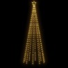 Albero di Natale a Cono Bianco Caldo 310 LED 100x300 cm