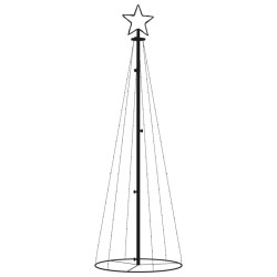 Albero di Natale a Cono Colorato 108 LED 70x180 cm